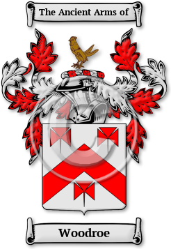 Woodroe Family Crest Download (jpg) Legacy Series - 150 DPI