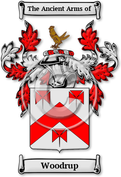 Woodrup Family Crest Download (jpg) Legacy Series - 150 DPI