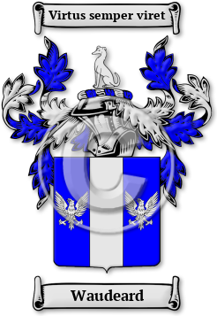 Waudeard Family Crest Download (JPG) Legacy Series - 600 DPI