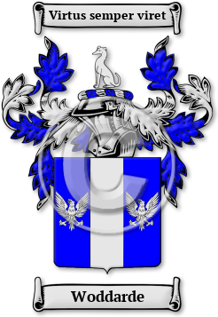 Woddarde Family Crest Download (jpg) Legacy Series - 150 DPI