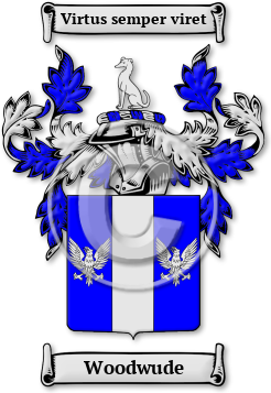Woodwude Family Crest Download (jpg) Legacy Series - 150 DPI