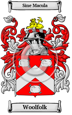 Woolfolk Family Crest Download (JPG) Heritage Series - 600 DPI