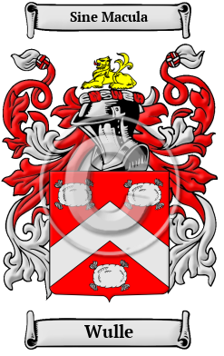 Wulle Family Crest/Coat of Arms