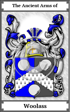 Woolass Family Crest Download (JPG)  Book Plated - 150 DPI