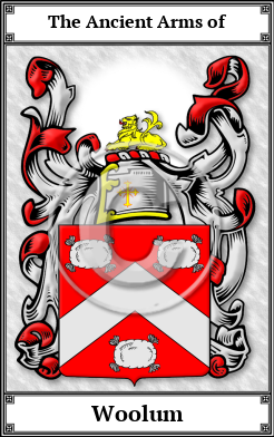 Woolum Family Crest Download (JPG) Book Plated - 600 DPI