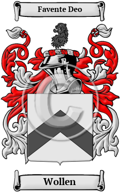 Wollen Family Crest Download (JPG) Heritage Series - 600 DPI