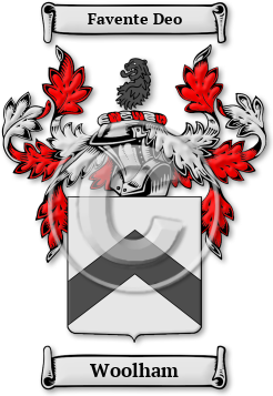 Woolham Family Crest Download (jpg) Legacy Series - 150 DPI