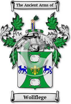 Wollflege Family Crest Download (JPG) Legacy Series - 600 DPI