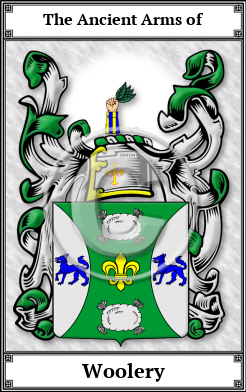 Woolery Family Crest Download (JPG)  Book Plated - 150 DPI
