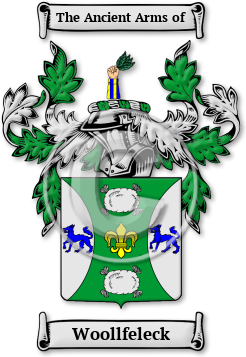 Woollfeleck Family Crest Download (jpg) Legacy Series - 150 DPI