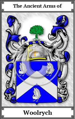 Woolrych Family Crest Download (JPG) Book Plated - 600 DPI