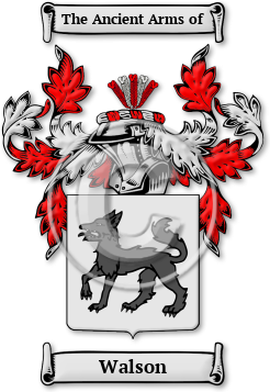 Walson Family Crest Download (jpg) Legacy Series - 150 DPI