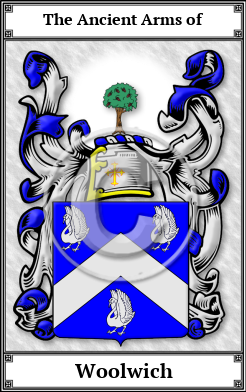 Woolwich Family Crest Download (JPG) Book Plated - 600 DPI