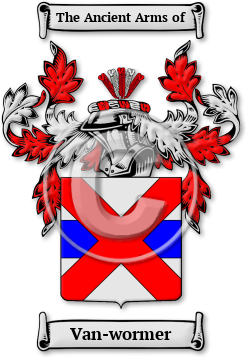 Van-wormer Family Crest Download (jpg) Legacy Series - 150 DPI