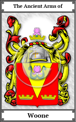 Woone Family Crest Download (JPG)  Book Plated - 150 DPI