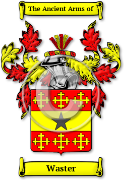 Waster Family Crest Download (jpg) Legacy Series - 150 DPI