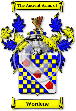 Wordene Family Crest Download (JPG) Legacy Series - 600 DPI