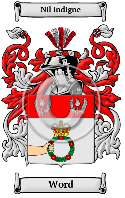 Word Family Crest Download (JPG) Heritage Series - 600 DPI