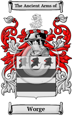 Worge Family Crest Download (JPG) Heritage Series - 600 DPI