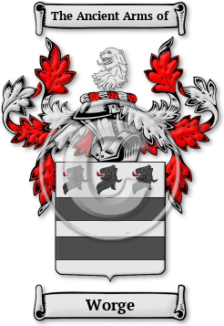 Worge Family Crest Download (jpg) Legacy Series - 150 DPI