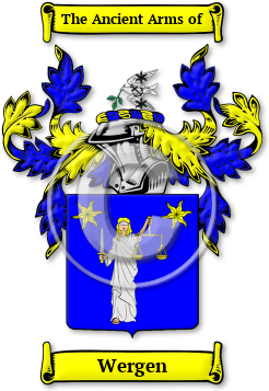 Wergen Family Crest Download (jpg) Legacy Series - 150 DPI