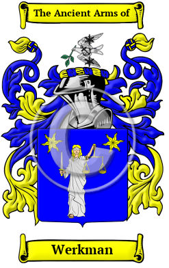 Werkman Family Crest/Coat of Arms