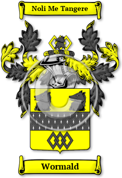 Wormald Family Crest Download (jpg) Legacy Series - 150 DPI