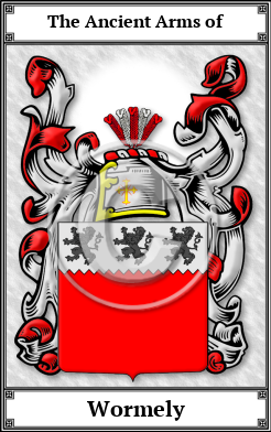 Wormely Family Crest Download (JPG)  Book Plated - 150 DPI