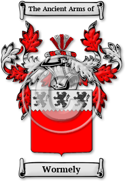 Wormely Family Crest Download (jpg) Legacy Series - 150 DPI