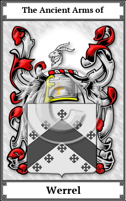 Werrel Family Crest Download (JPG)  Book Plated - 150 DPI