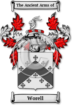 Worell Family Crest Download (jpg) Legacy Series - 150 DPI