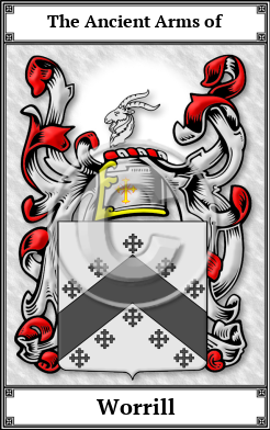 Worrill Family Crest Download (JPG)  Book Plated - 150 DPI