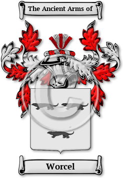 Worcel Family Crest Download (jpg) Legacy Series - 150 DPI