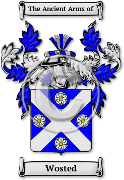 Wosted Family Crest Download (jpg) Legacy Series - 150 DPI