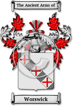 Worswick Family Crest Download (jpg) Legacy Series - 150 DPI