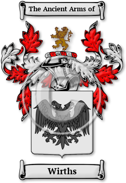 Wirths Family Crest Download (jpg) Legacy Series - 150 DPI