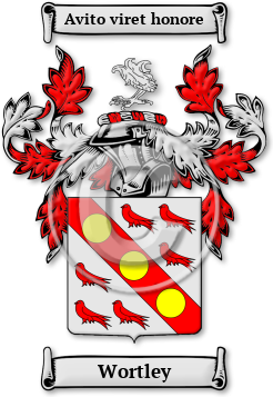 Wortley Family Crest Download (jpg) Legacy Series - 150 DPI