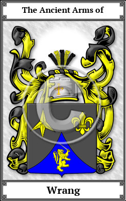 Wrang Family Crest Download (JPG)  Book Plated - 150 DPI