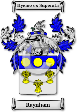 Raynham Family Crest Download (jpg) Legacy Series - 150 DPI