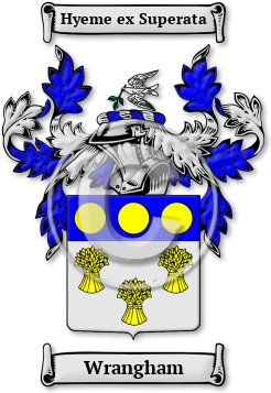 Wrangham Family Crest Download (jpg) Legacy Series - 150 DPI