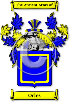 Ocles Family Crest Download (jpg) Legacy Series - 150 DPI