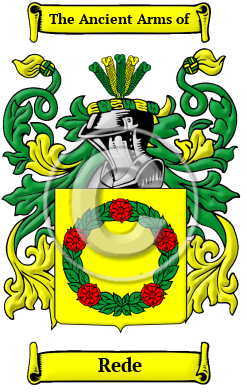 Rede Family Crest Download (JPG) Heritage Series - 600 DPI