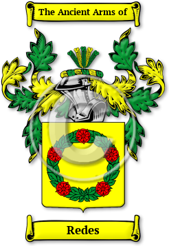 Redes Family Crest Download (jpg) Legacy Series - 150 DPI