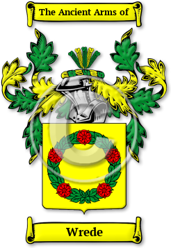 Wrede Family Crest Download (jpg) Legacy Series - 150 DPI