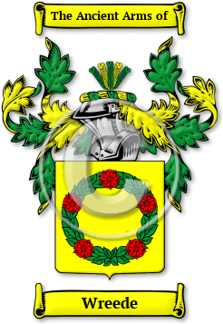 Wreede Family Crest Download (JPG) Legacy Series - 600 DPI