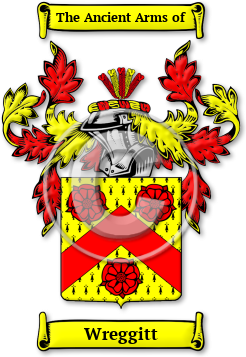 Wreggitt Family Crest Download (jpg) Legacy Series - 150 DPI