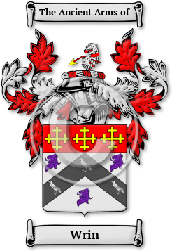 Wrin Family Crest Download (jpg) Legacy Series - 150 DPI