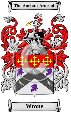 Wrone Family Crest Download (JPG) Heritage Series - 300 DPI