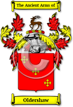 Oldershaw Family Crest Download (jpg) Legacy Series - 150 DPI