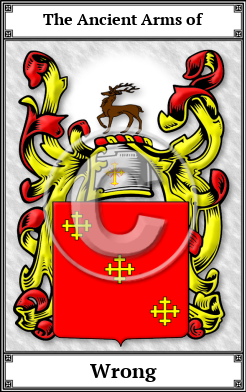 Wrong Family Crest Download (JPG)  Book Plated - 150 DPI